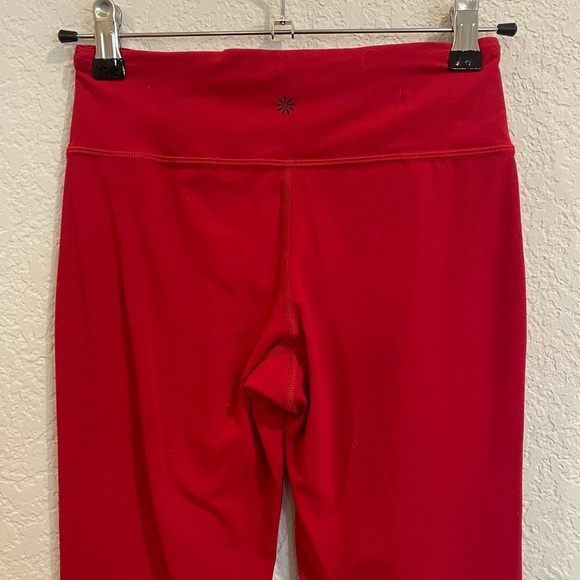 Athleta Girl High Rise Chit Chat Flare Pants in Red - Large / 12 - Picture 3 of 4